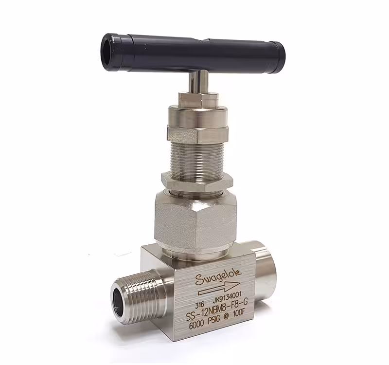 نیدل ولو 1/2 اینچ گرایفول دما بالا سوییچ لاک مدل SS-12NBM8F8-G