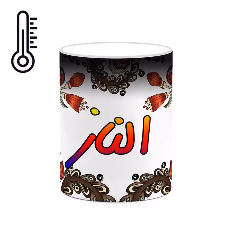 خرید ماگ-لیوان حرارتی   اسم الناز  سنتی گل و بته کد mgh43730