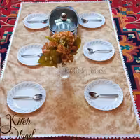 سفره پارچه ای 6 نفره یکرو