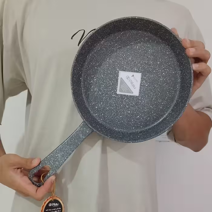 تابه گرانیتی تک دسته خاکستری سایز 20 پیلو PILAU مدل هپی
