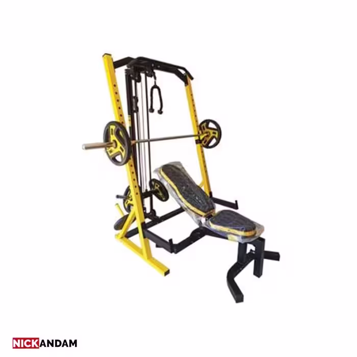 دستگاه رک اسکات با سیمکش و نیمکت مدرج