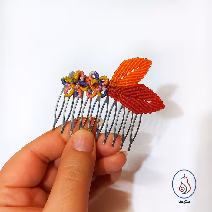 شانه مو میکرو مکرومه بافی