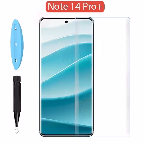 گلس یووی شفاف شیائومی Xiaomi Redmi Note 14 pro plus