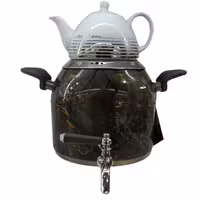 کتری و قوری 5 لیتر برند نزاز NEZAZ مدل 3025_مشکی