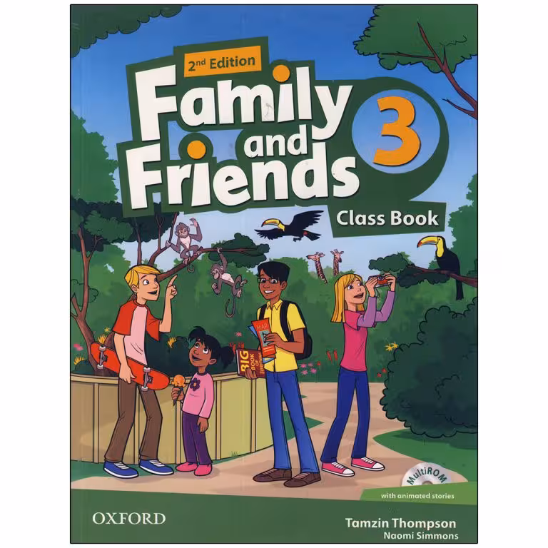 کتاب Family and Friends 2nd 3 اثر Tamzin Thompson and Naomi Simmons انتشارات آکسفورد