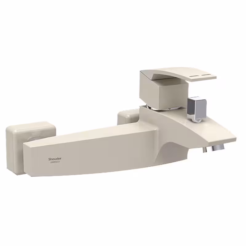 شیر حمام شودر مدل باواریا سفید کروم