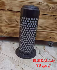 چراغ باغی حیاطی مدل نادیا سایز 30 سانتی مشکی و سفید