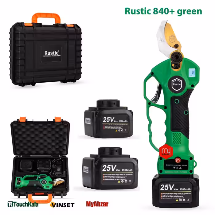 قیچی شارژی روستیک کره مدل  840 پلاس سبز