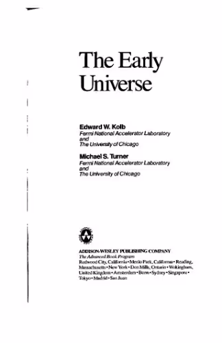خرید و دانلود نسخه کامل کتاب The early universe