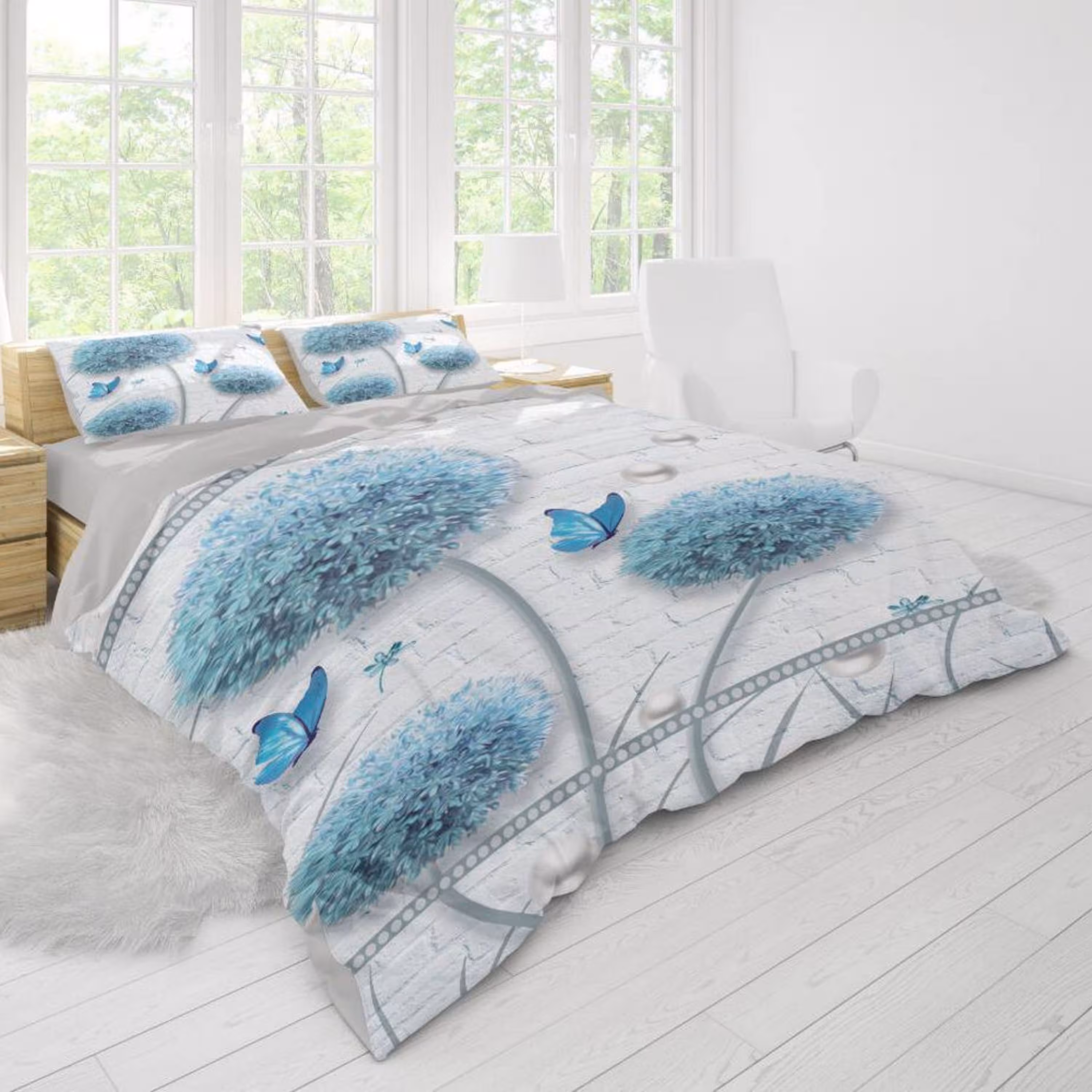 روتختی دونفره سه بعدی برند گوزل 7 تکه کد 319