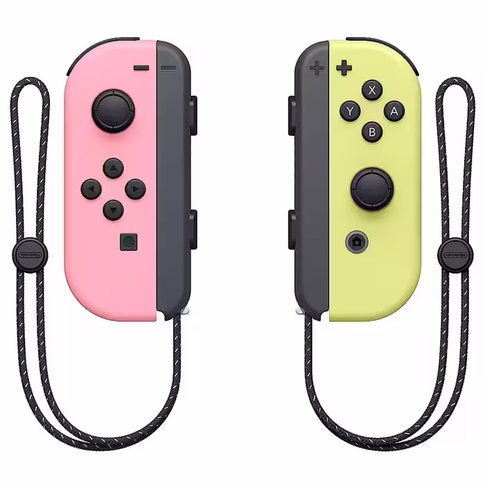 Nintendo Switch Joy-Con Controller Pair – Pastel Pink/Pastel Yellow