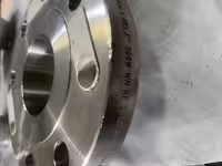 فلنج گلودار "3 ریس فیس   کلاس 300  رده 40 B16.5 از جنس  SA182/F316 316L