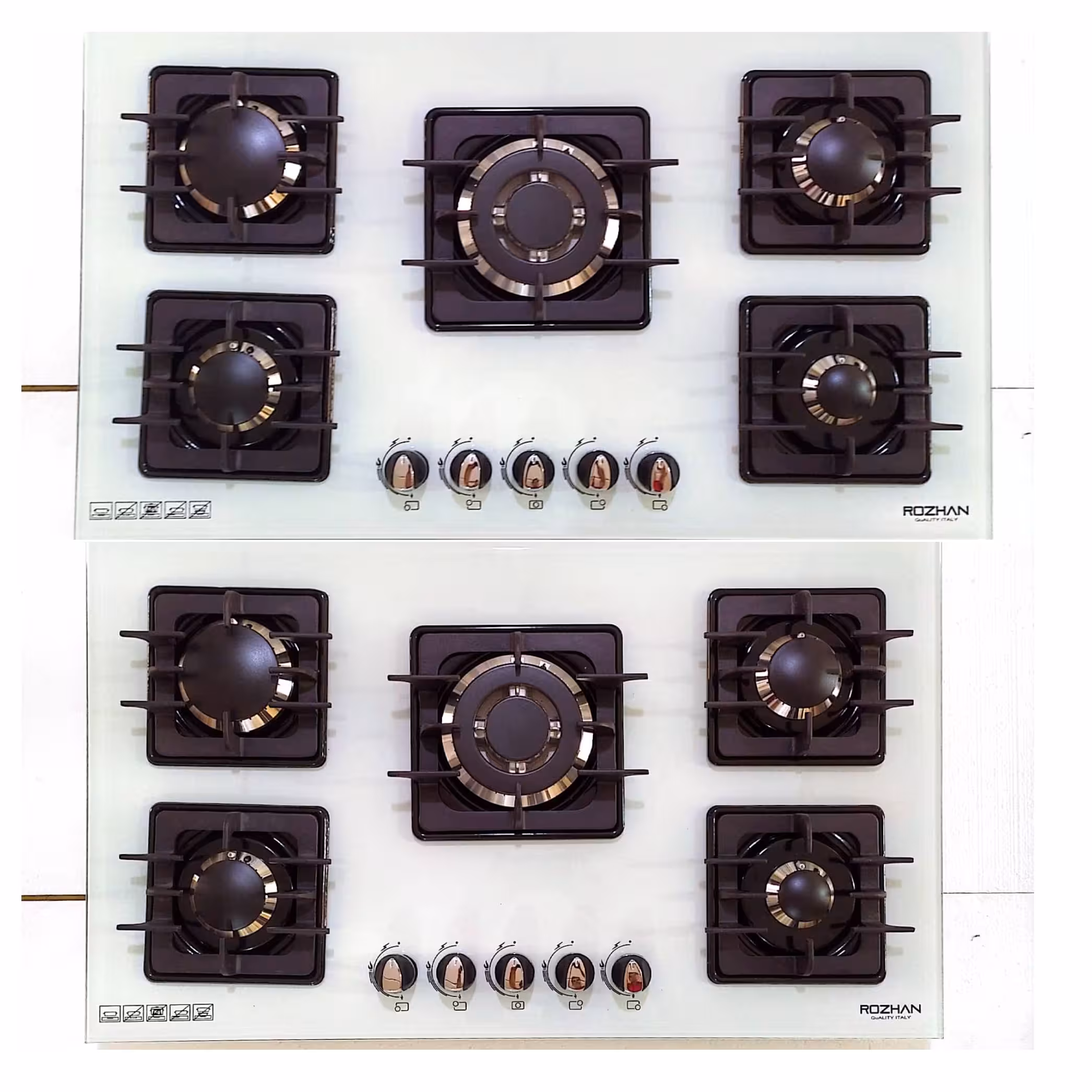 اجاق گاز صفحه ای سفید