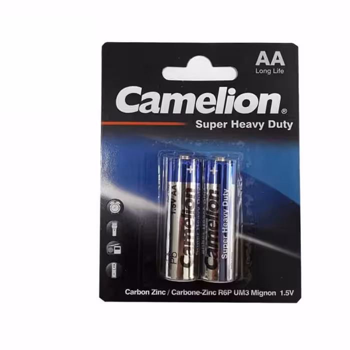 باتری AA قلمی Super Heavy Duty کملیون R6P-BP2B