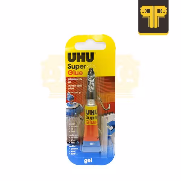 چسب ژل قطره ای سوپر گلو اوهو 2 گرمی UHU Gel Super Glue