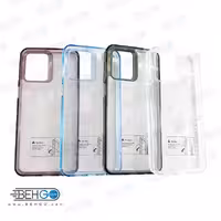 قاب گوشی موتورولا G54 کاور پشت شفاف دور رنگی مدل Motorola G54 5G