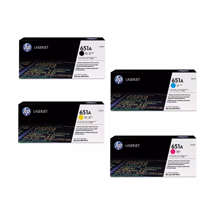 تونر کارتریج لیزری آبی اچ پی 651A