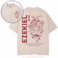 تیشرت لانگ طرح قلب