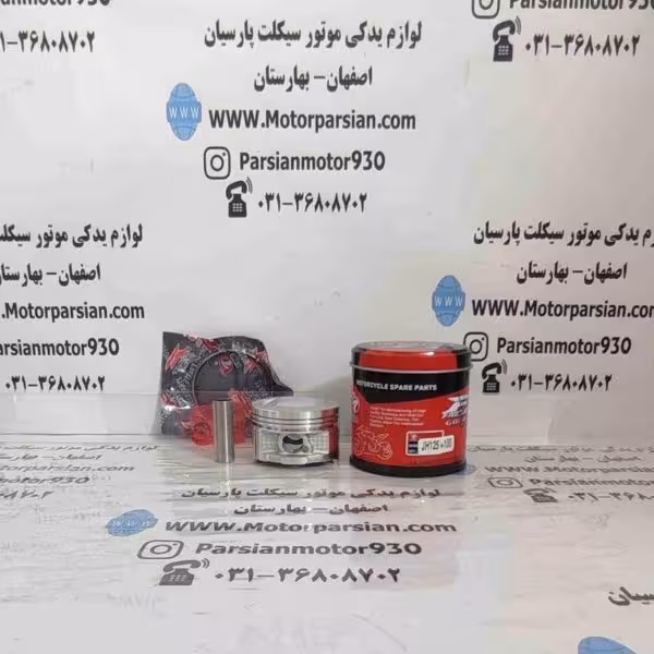 رینگ و پیستون هندا 125 تکتازی شماره 100 (گژنپین 13) فابریک گلد