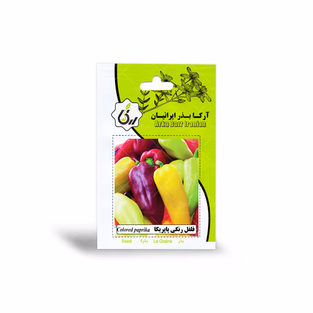 بذر خانگی فلفل رنگی پاپریکا آرکا بذر ایرانیان