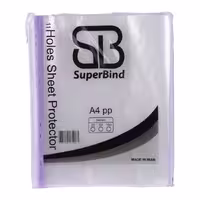 کاور کاغذ SuperBind 40mu سایز A4، بسته 100 عددی