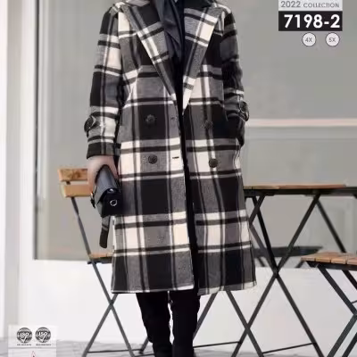 مانتو بارانی پاییزه سایزبزرگ7198 موجودی سوال شود