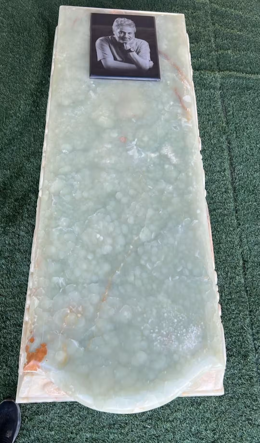 سنگ مزار مرمر سبز گریدیک کد6