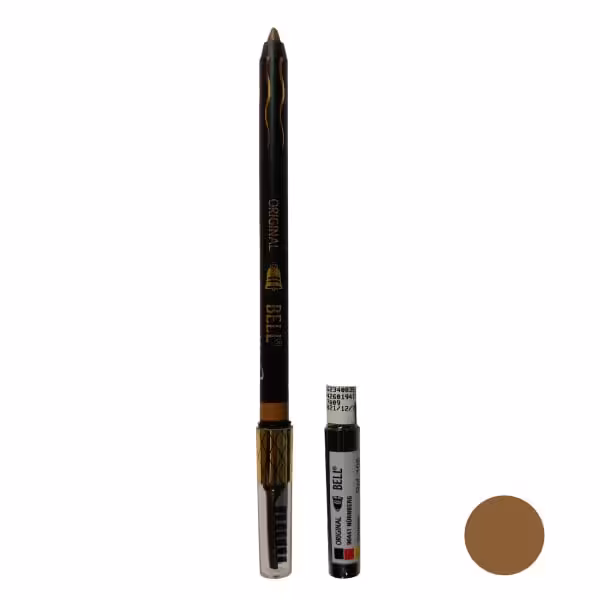 مداد ابرو مخملی ضدآب بل شماره 104 BELL EYEBROW SOFT WATERPROOF PENCIL No104