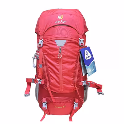 کوله پشتی کوهنوردی 60 لیتری دیوتر قرمز