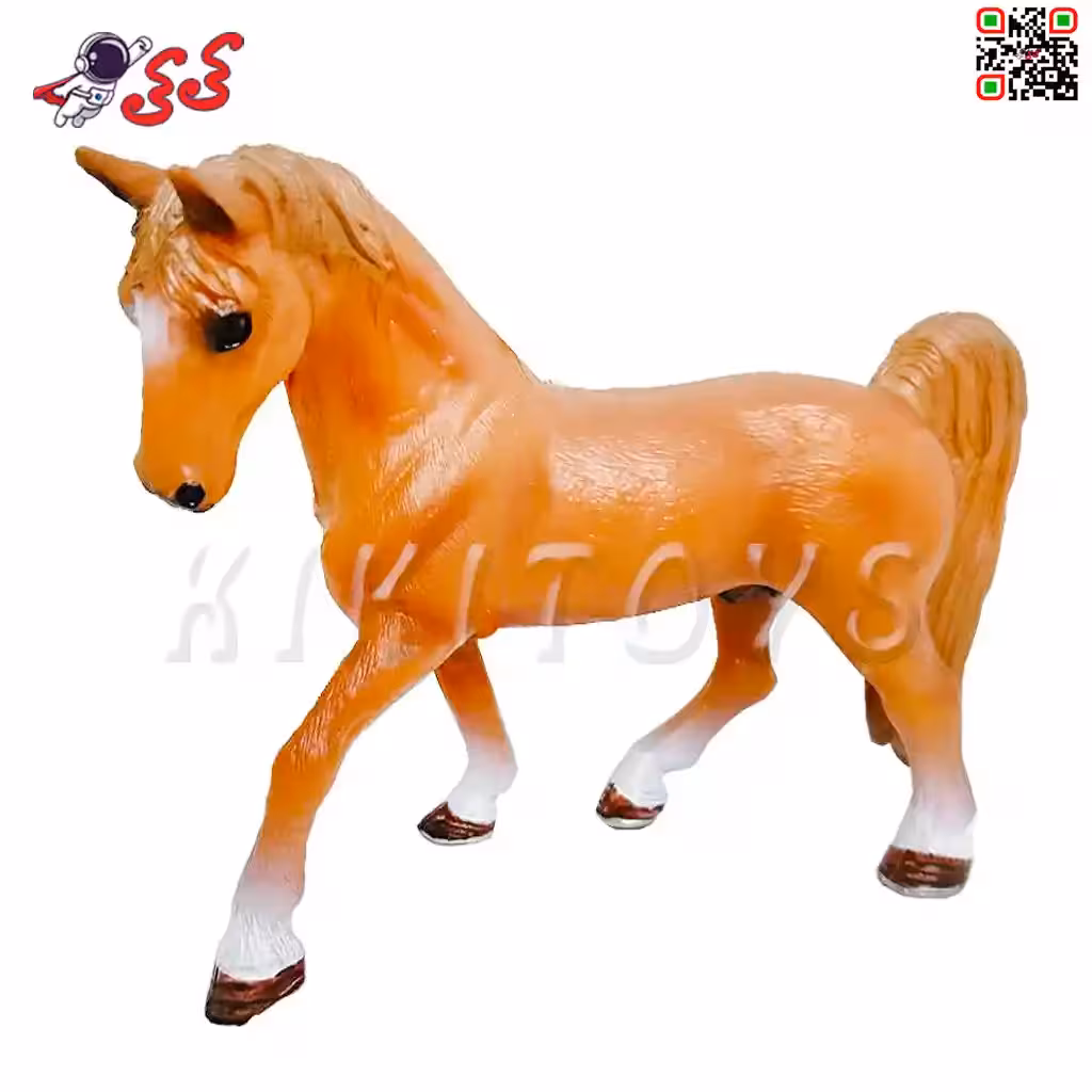 فیگور حیوانات ماکت اسب قهوه ای اسباب بازی fiqure of horse 147