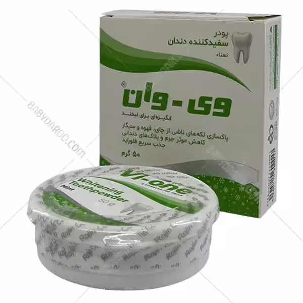 پودر سفید کننده دندان نعناع وی وان
