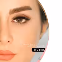 لنز چشم سالانه هرا رنگ قهوه ای روشن شماره HV120
