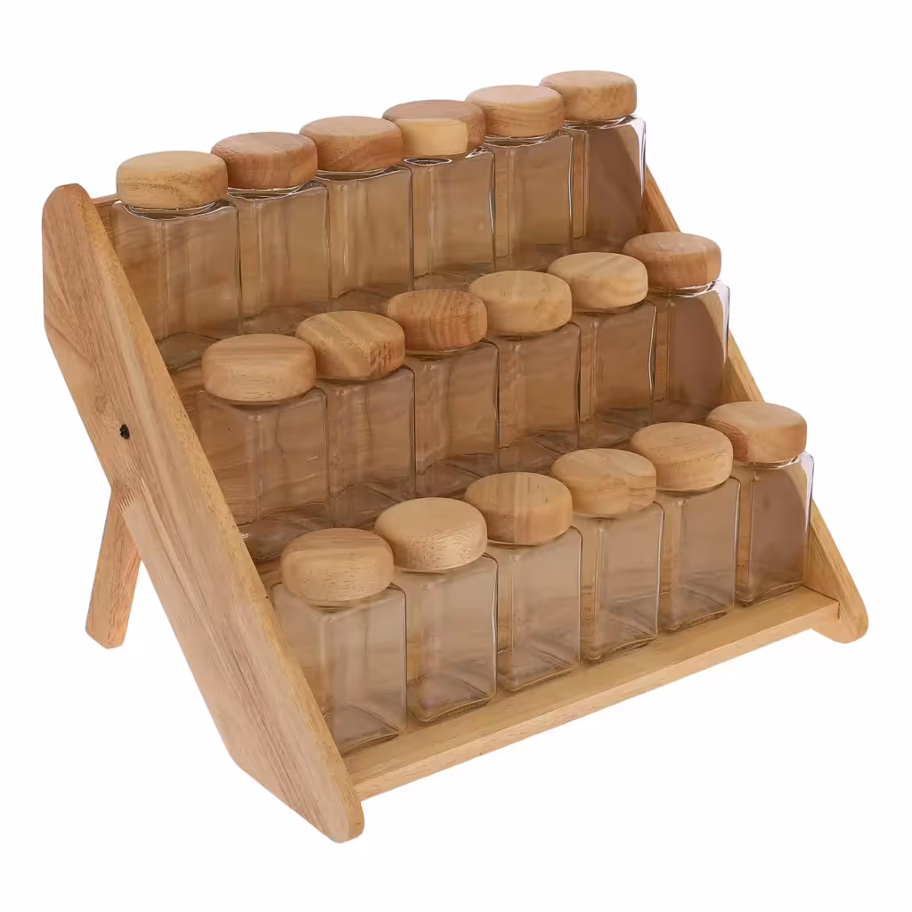 جا ادویه لاناوود مدل دولوکس – 18 عددی دوحالته ایستاده حرفه‌ای