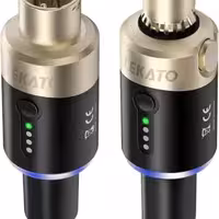 میکروفون بی سیم XLR برند LEKATO – سیستم حرفه‌ای فرستنده و گیرنده با صدای شفاف و بدون نویز