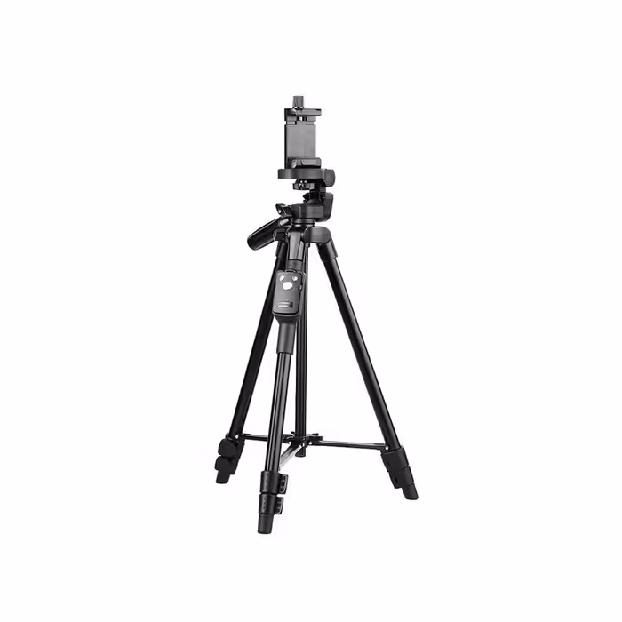 سه پایه نگه‌دارنده گوشی و دوربین یانتنگ مدل VCT- 5208 به همراه شاتر ریموت کنترل
