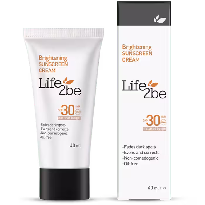 کرم ضد آفتاب ضد لک رنگی لایف توبی spf30