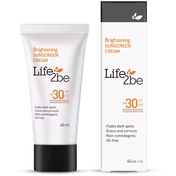 کرم ضد آفتاب ضد لک رنگی لایف توبی spf30