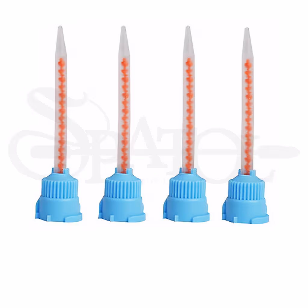 میکسر مخلوط کن روکش موقت کامپوزیتی Mixing Tips Temporary materilas برند پرمیوم پلاس premium plus