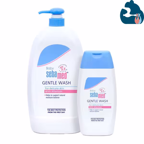 شامپو بدن کودک سبامد seba med Gentle wash
