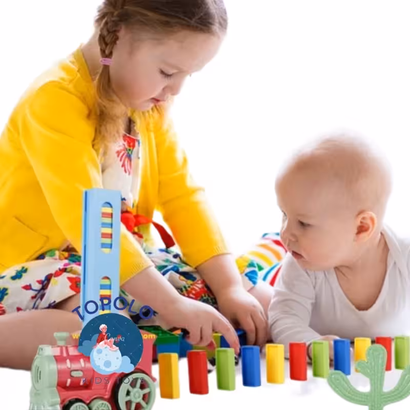 اسباب بازی قطار دومینو چین قطار دومینو ساز (پس کرایه)