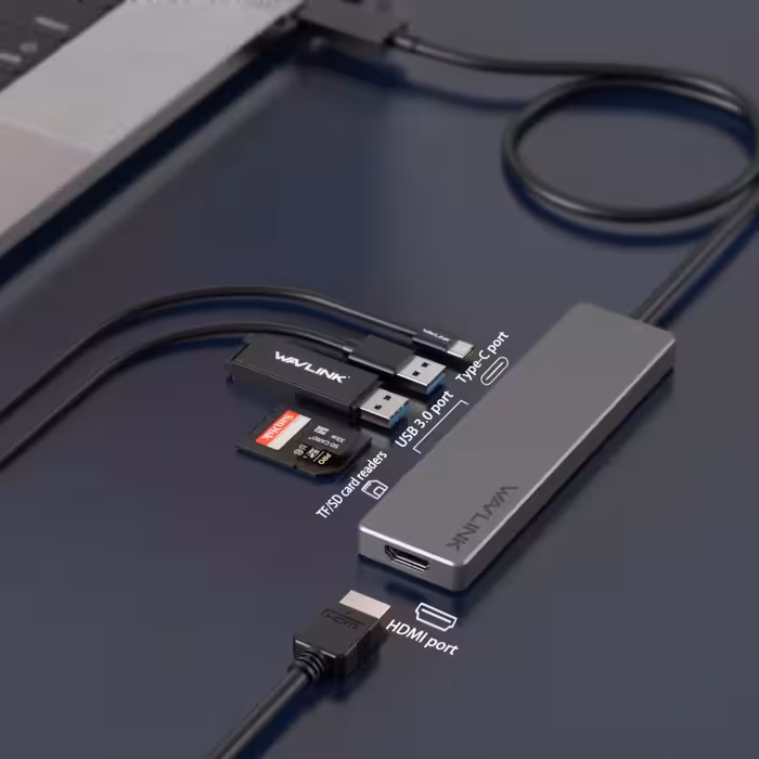 مینی داک  ویولینک Wavlink WL-UHP3407