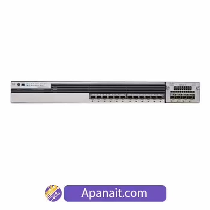 سوئیچ شبکه سیسکو 12 پورت WS-C3750X-12S-S