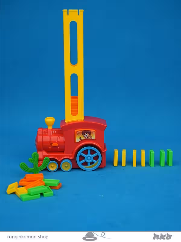 اسباب بازی قطار دومینو ساز  Domino train toy