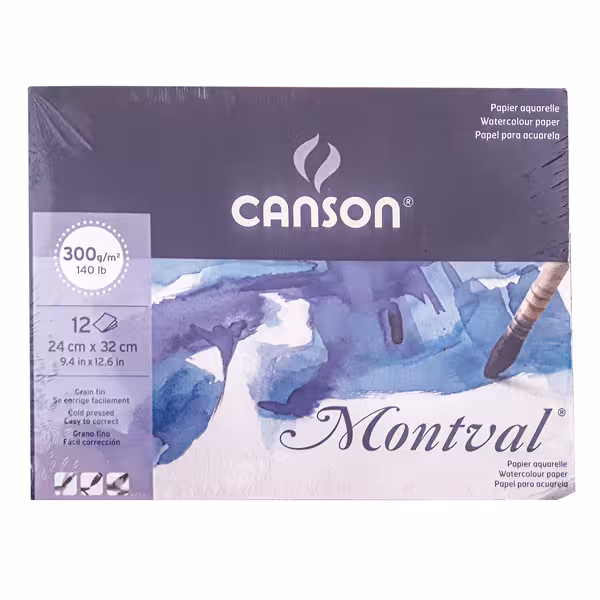 بلوک مقوا آبرنگ کانسون 300 گرم (ابعاد 32*24 سانتیمتر)