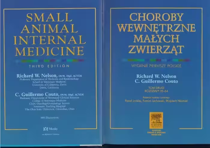 خرید و دانلود نسخه کامل کتاب Choroby wewnętrzne małych zwierząt T 2