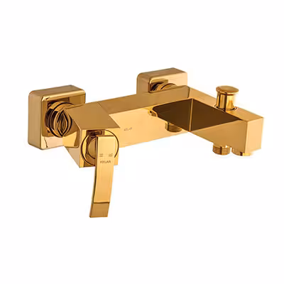 شیر حمام کلار مدل سوپر فلت طلایی