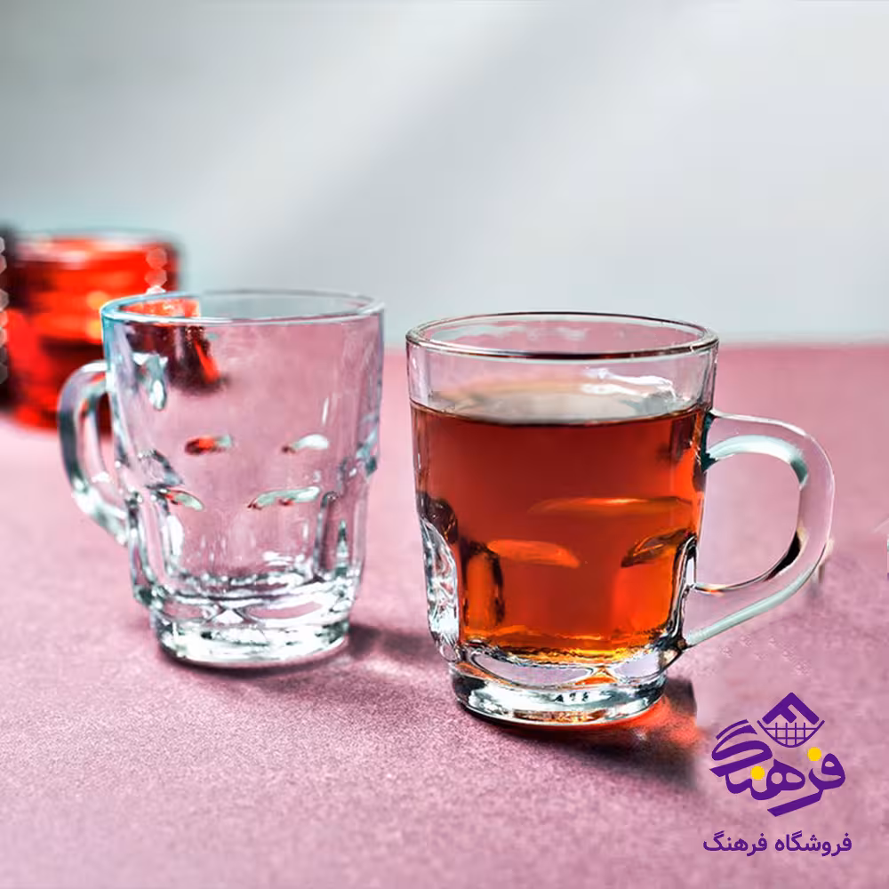 ليوان عينکي دسته دار شيرينگ بلور کاوه