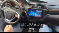 مانیتور لیفانx50 با کنباس 11 اینچ اندروید مدلt3l برند mediatech به همراه قاب فابریک و سیم کشی فابریک