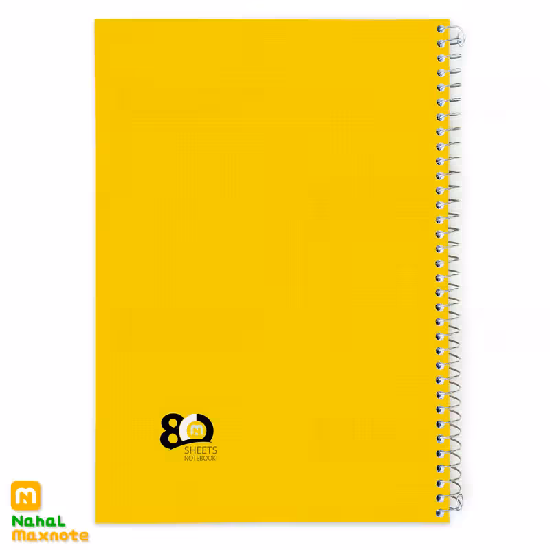 دفتر 80 برگ سیمی تک رنگ کد 9823.طرح 3