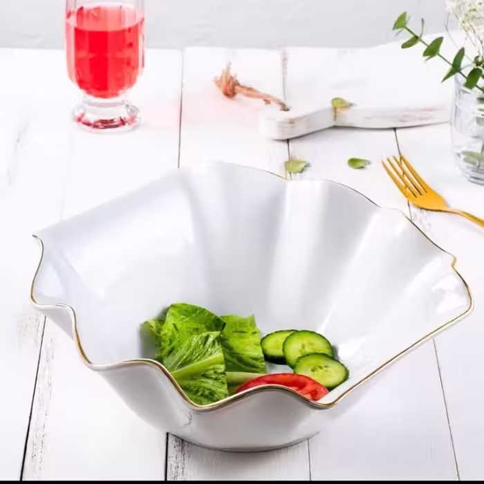 کاسه سرامیک آماتیس مدل شهرزاد بزرگ لب طلا کد 780G با ارسال رایگان
